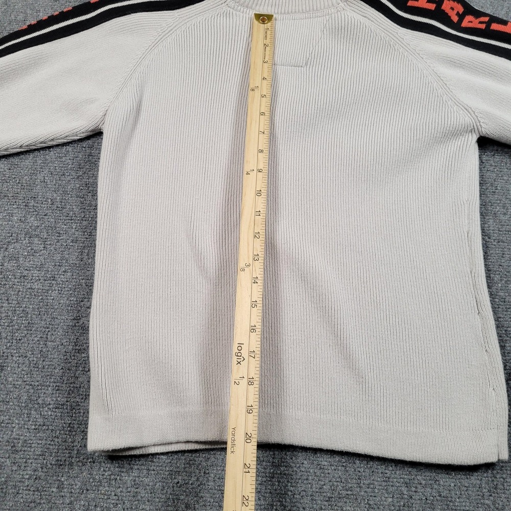 Vintage Harley-Davidson Sweater Womens Small Light Gray Pullover Logo Hong Kong - Picture 5 of 7